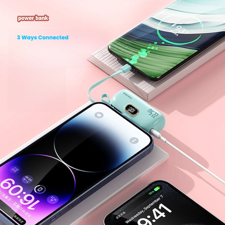 Mini power bank portable