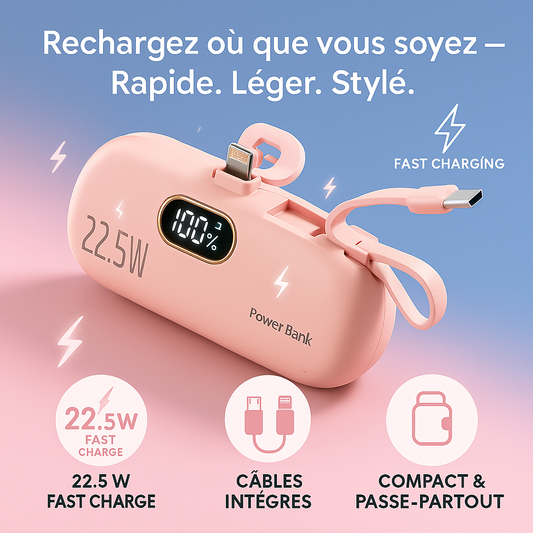 Mini power bank portable